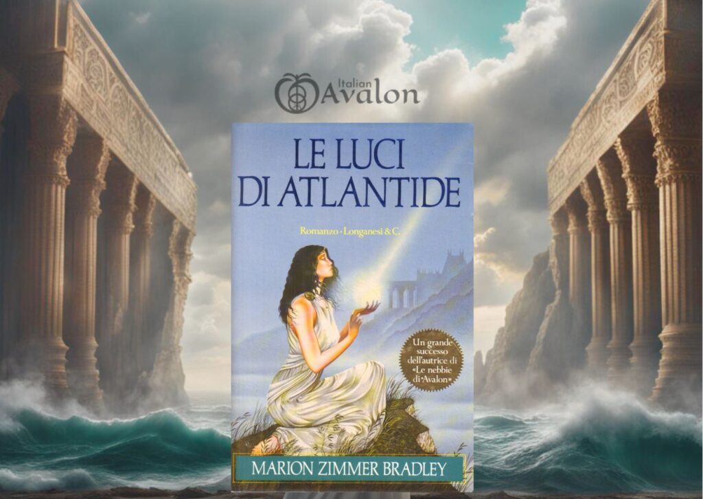 Mia Atlantide con foto libro Luci di Atlantide con logo